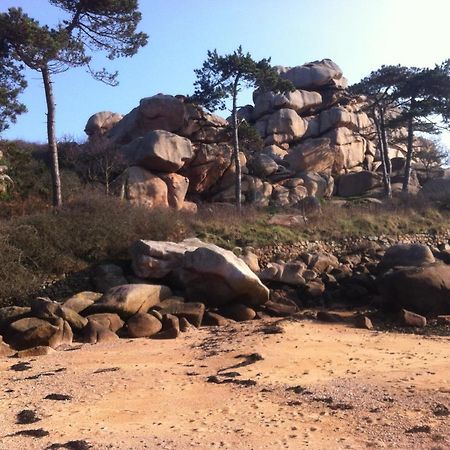 Trestraou, Cote De Granit Rose, Studio Vue Mer, Rez-De-Chaussee Perros-Guirec Eksteriør bilde