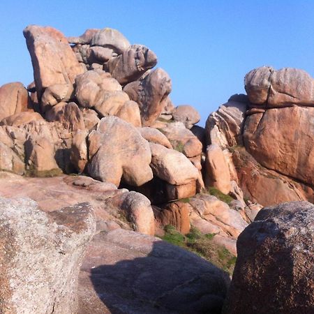 Trestraou, Cote De Granit Rose, Studio Vue Mer, Rez-De-Chaussee Perros-Guirec Eksteriør bilde